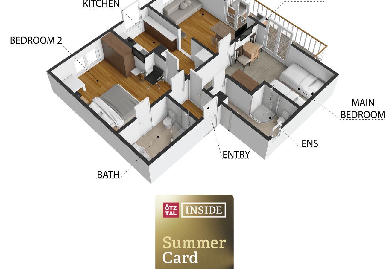 Apartamento en Sölden - Apartment Gebhard incl. Summer Card