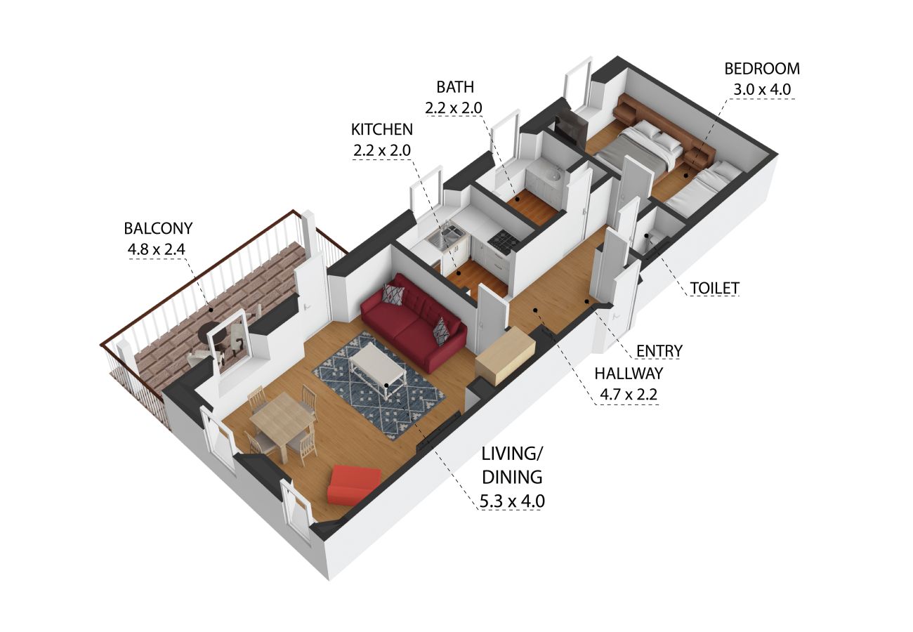 Apartamento en Oetz - Ferienwohnung Geranie
